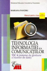 Tehnologia informatiei si a comunicatiilor - TIC 4 (sisteme de gestiune a foto