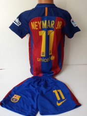 ECHIPAMENTE SPORTIVE COPII FC. BARCELONA NEYMAR JR compleu fotbal model nou foto