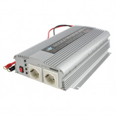 Invertor tensiune HQ, 1000 W, 12-230 V foto