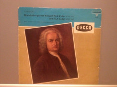 BACH - BRANDENBURG CONCERT 2 &amp;amp; 4 cu K.RICHTER(1968/DECCA /RFG) - Vinil/Impecabil foto