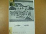 Gabriel Duval pictura catalog expozitie Bucuresti 1975 sala Dalles