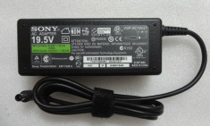 15.Alimentator Incarcator Laptop Sony 19.5V 3.9A VGP-AC19V33 80W - Original foto