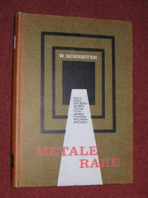 W.Schreiter - Metale rare foto