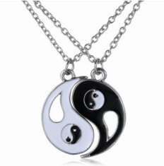 Pandantiv, Colier, Lantisor, Best Friends, Ying Yang 2 Bucat foto