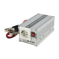 Invertor tensiune HQ, 300 W, 24-230 V, 50 Hz, USB foto