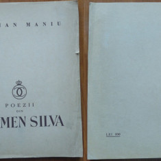 Adrian Maniu , Poezii din Carmen Sylva , 1936 , ed. 1 cu ilustr. de Rodica Maniu