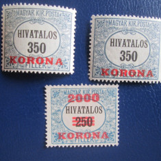 TIMBRE UNGARIA LOT =MNH