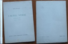 Ion Pillat, Caetul verde; Versuri, 1928 - 1932, editia 1, 1932, exem. 443 / 500