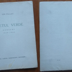Ion Pillat , Caetul verde ; Versuri , 1928 - 1932 , ed. 1 , 1932 , ex. 443 / 500