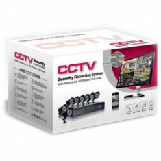 Kit sistem de supraveghere 8 camere CCTV foto