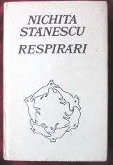 RESPIRARI, Nichita Stanescu, 1982. Coperta si ilustratiile autorului. Carte noua foto
