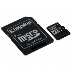 Card de memorie Kingston micro SDHC , 32 GB , Clasa 10 , UHS-I , adaptor SD foto