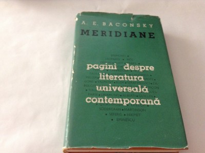 MERIDIANE - A.E.BACONSKY,RF11/1 foto