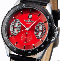 CEAS FULL AUTOMATIC WINNER MILITARY PILOT METAL RED MODEL 2016-2 SECUNDARE-DATA foto