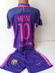 Echipamente sportive copii FC.Barcelona Messi compleu fotbal mov marimea 164 foto