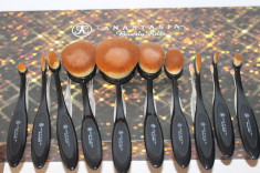 Set 10 Pensule machiaj profesionale Anastasia Beverly Hills foto