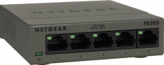 Switch Netgear Soho FS305, 5 porturi x 10/100 Mbps, fara management foto