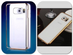 Husa silicon Ultra Thin Luxury Samsung Galaxy A7 (2016) GOLD foto