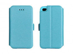 Husa Huawei Ascend Y5 II Flip Case Inchidere Magnetica Blue foto