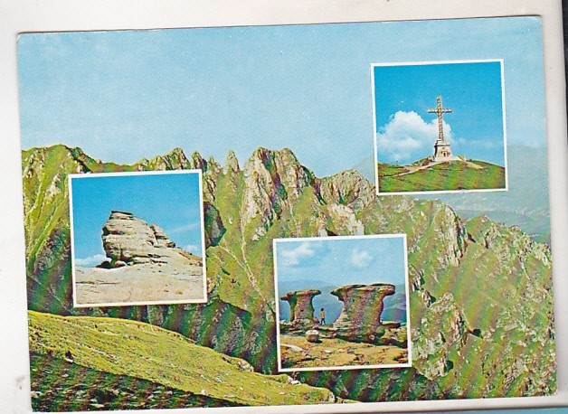 bnk cp Muntii Bucegi - Vedere - necirculata - marca fixa