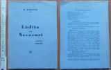 A. Axelrad , Ladita cu Necazuri ; Poezii , 1900 - 1945 , editia 1 cu autograf
