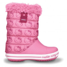 Cizme pentru copii Crocs Hello Kitty Gust Boot Europe Pink Lemonade (Crc11787-669) foto