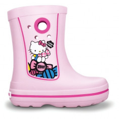 Cizme pentru copii Crocs Jaunt Hello Kitty Europe Bubblegum (Crc11739-66G) foto