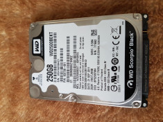 HDD Laptop 250GB WD Scorpio Black SATA2 foto