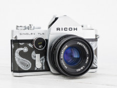 Ricoh Singlex TLS + obiectiv la alegere - aparat foto vechi functional, colectie foto