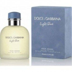 Dolce&amp;amp;Gabbana Light Blue Pour Homme EDT 75 ml pentru barbati foto
