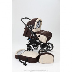 Carucior 2 in 1 Junior Plus Brown Beige Baby-Merc foto