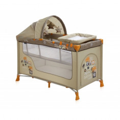 Patut pliant Nanny 2 Plus 120 x 60 cm Beige Safari Tours Lorelli foto