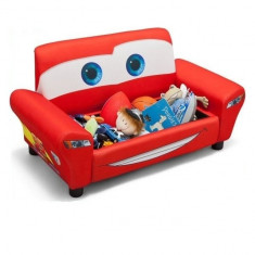 Canapea si cutie depozitare jucarii Disney Cars Delta Children foto