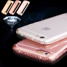 Husa Silicon / Gel TPU PREMIUM cu pietricele pentru iPhone 6 plus / 6s plus foto