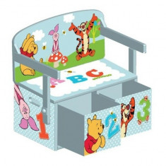 Mobilier 2 in 1 pentru depozitare jucarii Disney Winnie the Pooh Delta Children foto