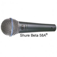 Microfon cu fir Shure Beta 58A foto