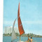 @carte postala(cod 321/73) -MAMAIA-Pe lacul Suitghiol
