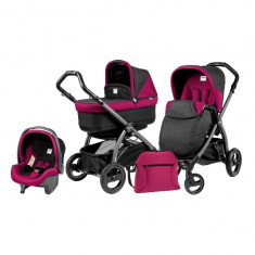 Carucior 3 in 1 Book Plus S Black Pop-Up Fleur Peg Perego foto