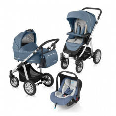 Carucior 3 in 1 Lupo Comfort Steal Baby Design foto