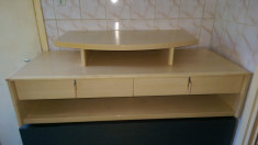 Suport TV Stand Masuta Comoda Mobila Living France &amp;quot;Gautier&amp;quot; Lemn Masiv foto