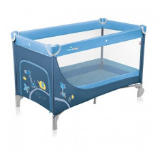 Patut pliabil Simple 120 x 60 cm Blue Baby Design foto