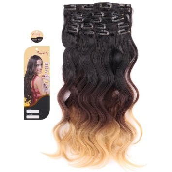 Extensii Ombre 100 Par Natural Brazilian 3 Noante Degrade Ondulat