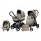 Carucior 3 in 1 Book Plus S Black Pop-Up Cream Peg Perego