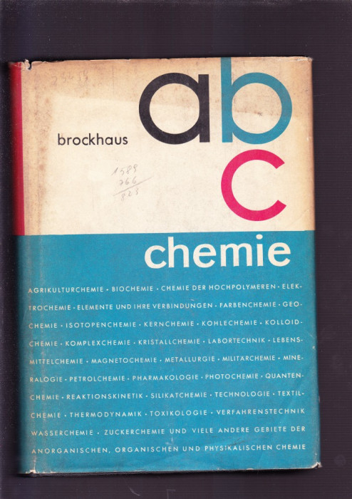 BROCKHGAUS A. B. C. CHIMIE