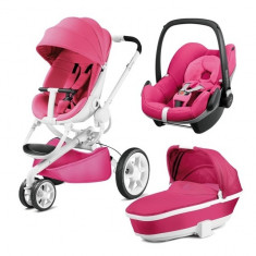 Carucior 3 in 1 Moodd Pink Passion Quinny foto