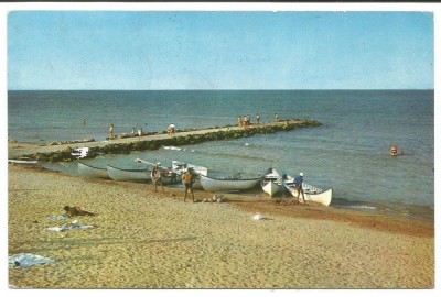 @carte postala(ilustrata) -EFORIE SUD-Pe plaja foto