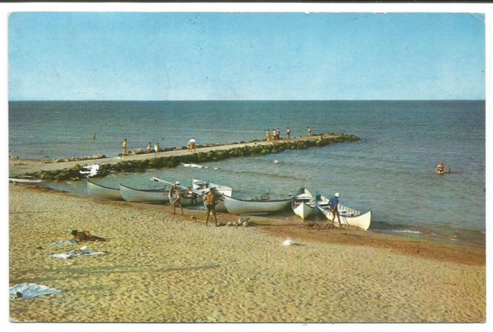 @carte postala(ilustrata) -EFORIE SUD-Pe plaja