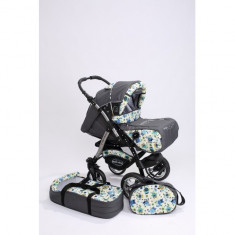 Carucior 2 in 1 Junior Plus Graphit Owls Baby-Merc foto