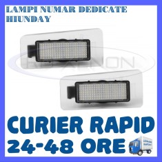 SET LAMPI PLACUTA INMATRICULARE - HYUNDAI ELANTRA, I30, KIA CEED, CERATO, FORTE