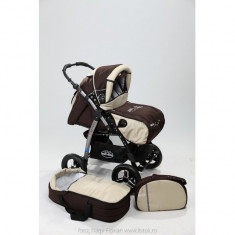 Carucior 2 in 1 Junior Brown Beige Baby-Merc foto